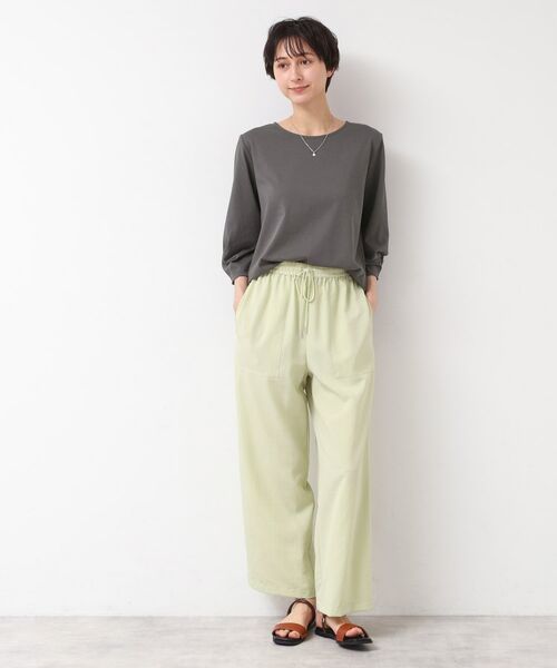 Dessin / デッサン カットソー | 【接触冷感・UV・洗える】袖ニュアンスカットソー | 詳細7