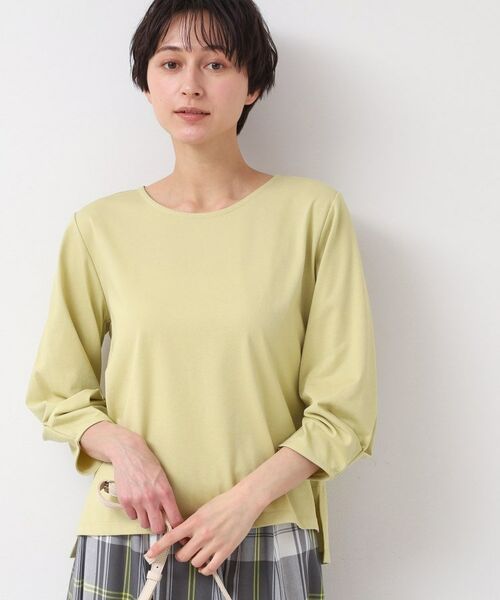 Dessin / デッサン カットソー | 【接触冷感・UV・洗える】袖ニュアンスカットソー | 詳細9