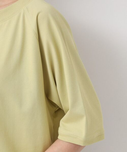 Dessin / デッサン カットソー | 【接触冷感・UV・洗える】裾リブスリット五分袖カットソー | 詳細24