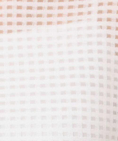 Dessin / デッサン ニット・セーター | 【洗える】チェック柄シアーニット | 詳細12