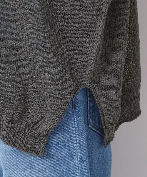Dessin / デッサン ニット・セーター | 【日本製・洗える】ニュアンスワイドプルオーバー | 詳細14
