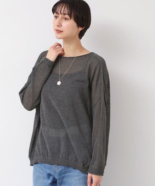 Dessin / デッサン ニット・セーター | 【日本製・洗える】ニュアンスワイドプルオーバー | 詳細5