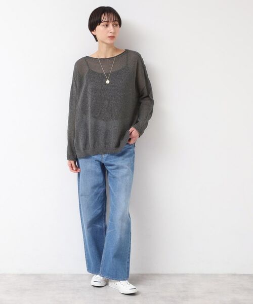 Dessin / デッサン ニット・セーター | 【日本製・洗える】ニュアンスワイドプルオーバー | 詳細7