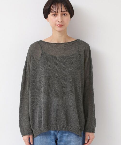 Dessin / デッサン ニット・セーター | 【日本製・洗える】ニュアンスワイドプルオーバー | 詳細9