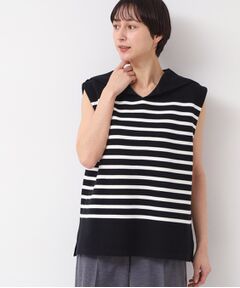 Dessin / デッサン ニット・セーター | 【洗える】セーラーカラーボーダーニット