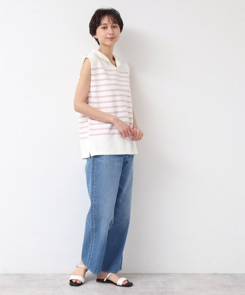 Dessin / デッサン ニット・セーター | 【洗える】セーラーカラーボーダーニット | 詳細11