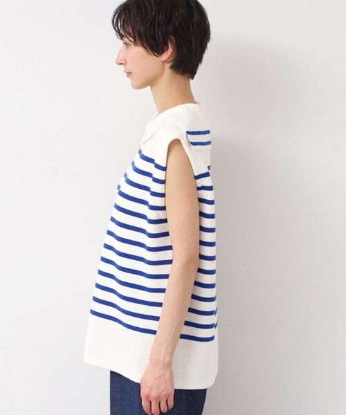 Dessin / デッサン ニット・セーター | 【洗える】セーラーカラーボーダーニット | 詳細14