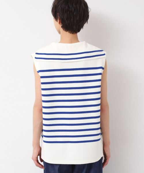Dessin / デッサン ニット・セーター | 【洗える】セーラーカラーボーダーニット | 詳細15