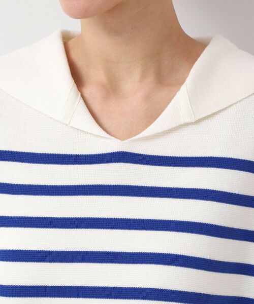 Dessin / デッサン ニット・セーター | 【洗える】セーラーカラーボーダーニット | 詳細16