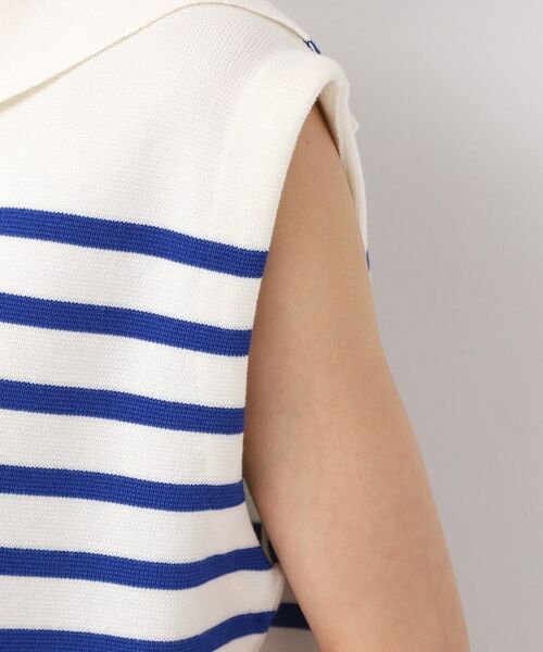 Dessin / デッサン ニット・セーター | 【洗える】セーラーカラーボーダーニット | 詳細17