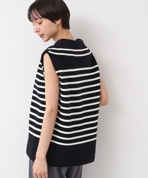 Dessin / デッサン ニット・セーター | 【洗える】セーラーカラーボーダーニット | 詳細6