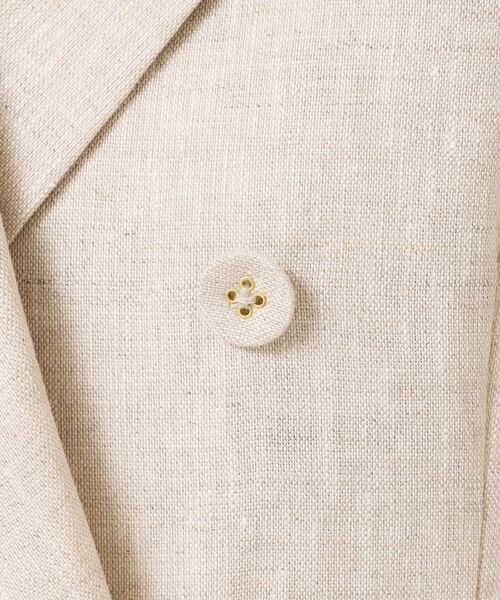 Dessin / デッサン ベスト | 【セットアップ可能・洗える】リネンスリーブレスジャケット | 詳細8