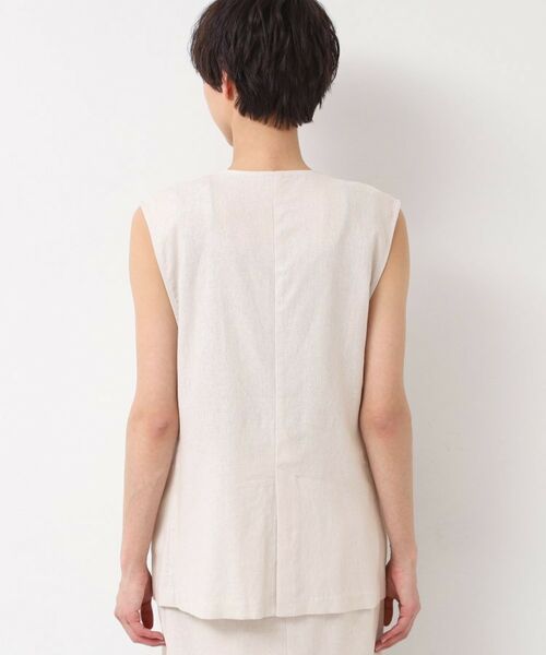 Dessin / デッサン ベスト | 【セットアップ可能・洗える】ボタン付きジレ | 詳細15