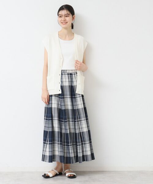 Dessin / デッサン ベスト | 【日本製】ボタン付きニットベスト | 詳細3