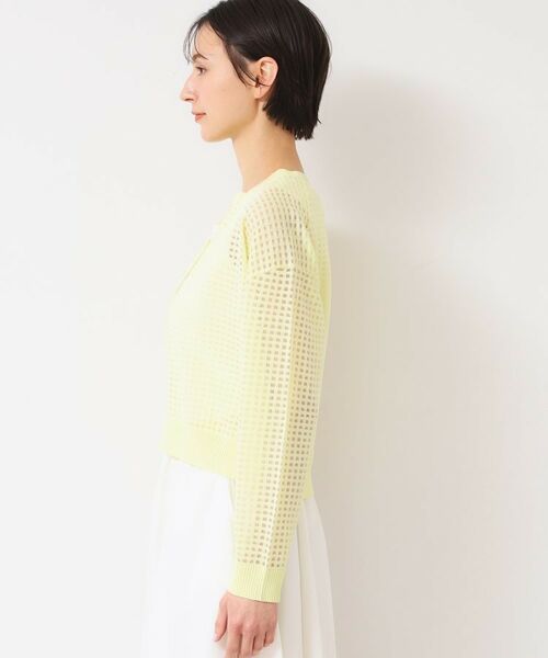 Dessin / デッサン カーディガン・ボレロ | 【洗える】チェック柄シアークルーネックカーディガン | 詳細14