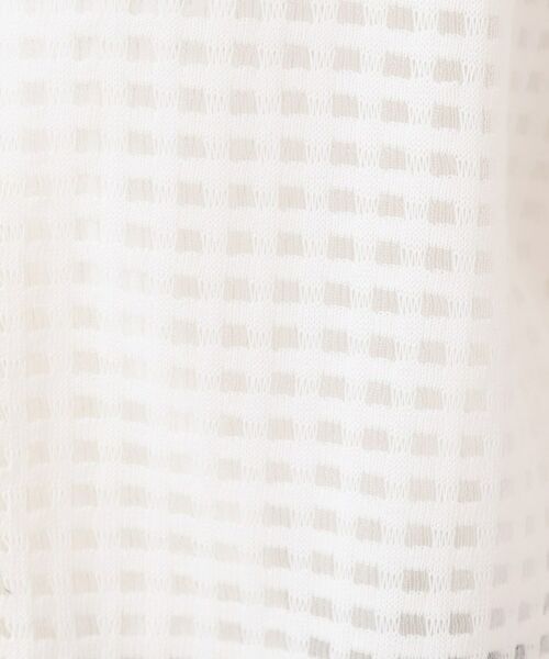 Dessin / デッサン カーディガン・ボレロ | 【洗える】チェック柄シアークルーネックカーディガン | 詳細4