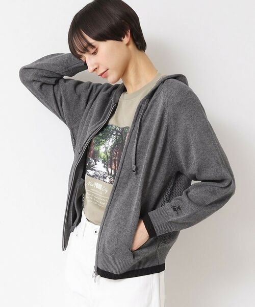 Dessin / デッサン カーディガン・ボレロ | 【洗える】フーデッドカーディガン（S～L） | 詳細2