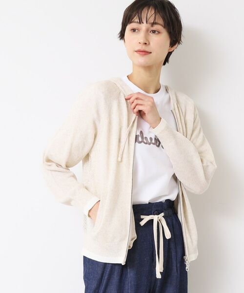 Dessin / デッサン カーディガン・ボレロ | 【洗える】フーデッドカーディガン（S～L） | 詳細6