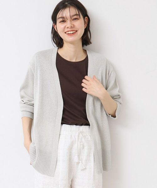 Dessin / デッサン カーディガン・ボレロ | 【洗える】ミドルゲージカーディガン （S～L） | 詳細1