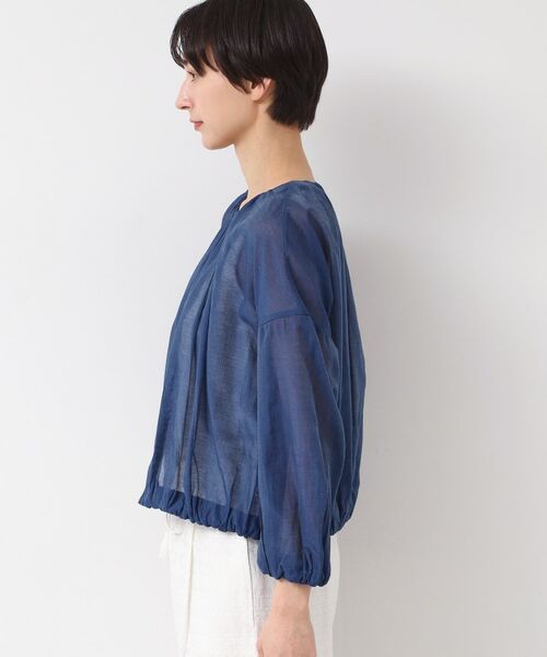 Dessin / デッサン Gジャン・デニムジャケット | 【洗える】シアーデニムギャザージャケット | 詳細10