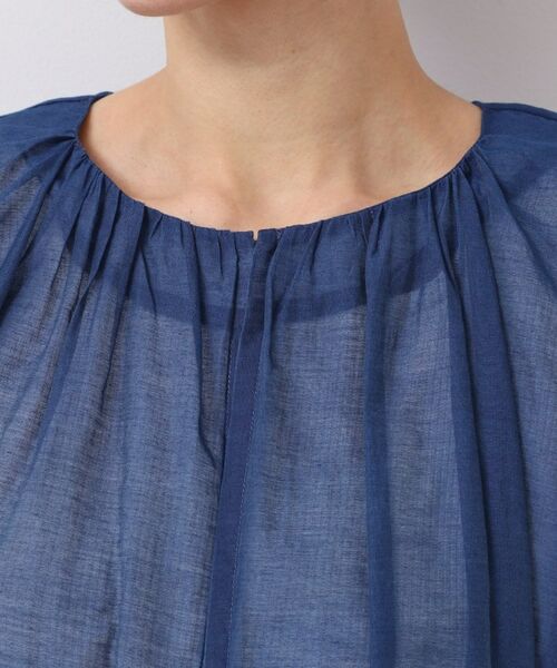 Dessin / デッサン Gジャン・デニムジャケット | 【洗える】シアーデニムギャザージャケット | 詳細12