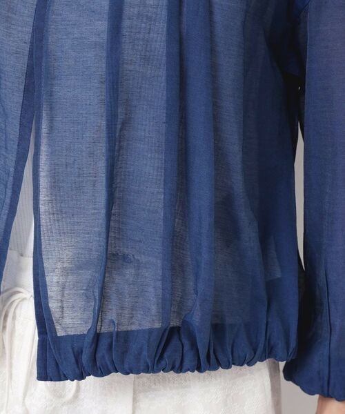 Dessin / デッサン Gジャン・デニムジャケット | 【洗える】シアーデニムギャザージャケット | 詳細14