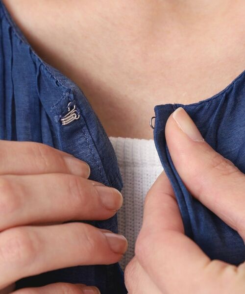 Dessin / デッサン Gジャン・デニムジャケット | 【洗える】シアーデニムギャザージャケット | 詳細16