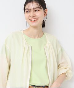 新品タグ付き　Dessin デッサン　フード付きコート　ホワイト系　薄ベージュ Dessin de mode/デッサンデモード】ノーカラトレンチコート 5DCT