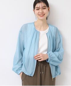 Dessin / デッサン レザーブルゾン・ジャケット | 【洗える】クルーネックブルゾン（S～L）