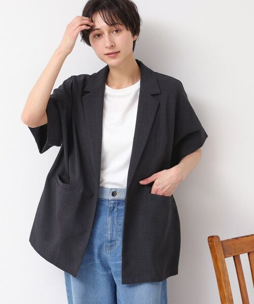 極美品✨T-JACKET リネン混 デニム テーラードジャケット L 2025年最新】T-JACKET ファッションの人気アイテム - メルカリ