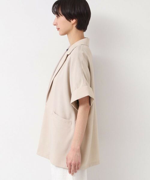 Dessin / デッサン テーラードジャケット | 【洗える】半袖テーラードジャケット | 詳細10