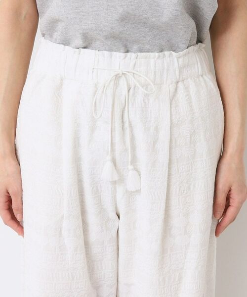 Dessin / デッサン パンツ | 【インド刺繍・セットアップ可能・ウエストゴム】シャツパンツ | 詳細15