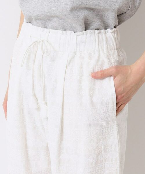 Dessin / デッサン パンツ | 【インド刺繍・セットアップ可能・ウエストゴム】シャツパンツ | 詳細16