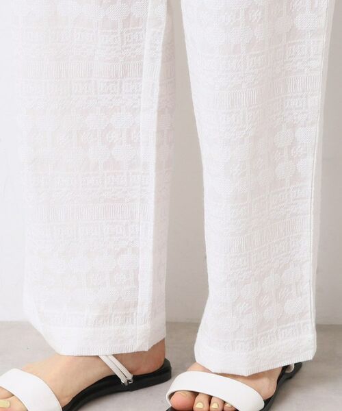 Dessin / デッサン パンツ | 【インド刺繍・セットアップ可能・ウエストゴム】シャツパンツ | 詳細17