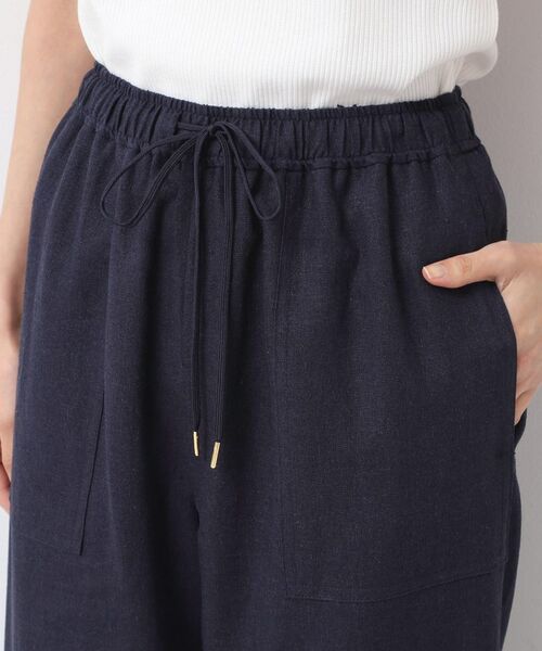 Dessin / デッサン パンツ | 【セットアップ可能・ウエストゴム・洗える】リネンブレンドポケット付パンツ(S~L) | 詳細16