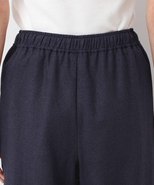 Dessin / デッサン パンツ | 【セットアップ可能・ウエストゴム・洗える】リネンブレンドポケット付パンツ(S~L) | 詳細17