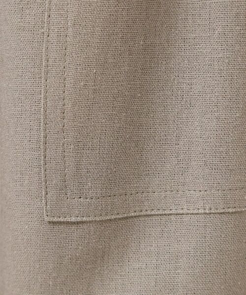 Dessin / デッサン パンツ | 【セットアップ可能・ウエストゴム・洗える】リネンブレンドポケット付パンツ(S~L) | 詳細8