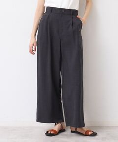 Dessin / デッサン パンツ | 【セットアップ可能・洗える】タック入りワイドパンツ（S～L）