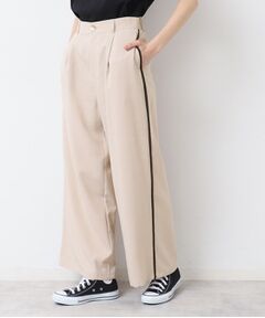 Dessin / デッサン パンツ | 【セットアップ可能・洗える】タック入りワイドパンツ（S～L）