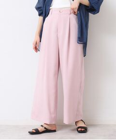 Dessin / デッサン パンツ | 【セットアップ可能・洗える】タック入りワイドパンツ（S～L）
