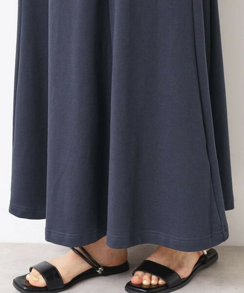 Dessin / デッサン ロング・マキシ丈スカート | 【セットアップ可能・ウエストゴム・洗える】ミニ裏毛フレアスカート | 詳細14