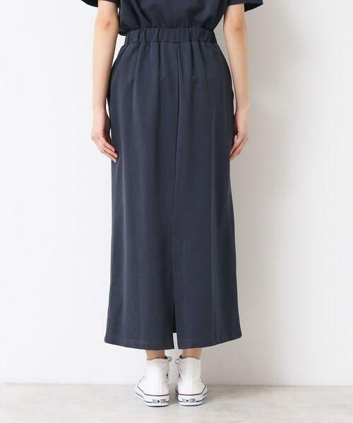 Dessin / デッサン ロング・マキシ丈スカート | 【セットアップ可能・ウエストゴム・洗える】ミニ裏毛タイトスカート | 詳細11