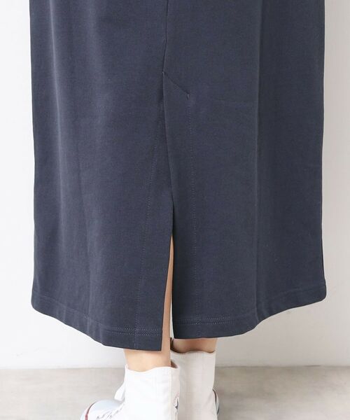 Dessin / デッサン ロング・マキシ丈スカート | 【セットアップ可能・ウエストゴム・洗える】ミニ裏毛タイトスカート | 詳細15