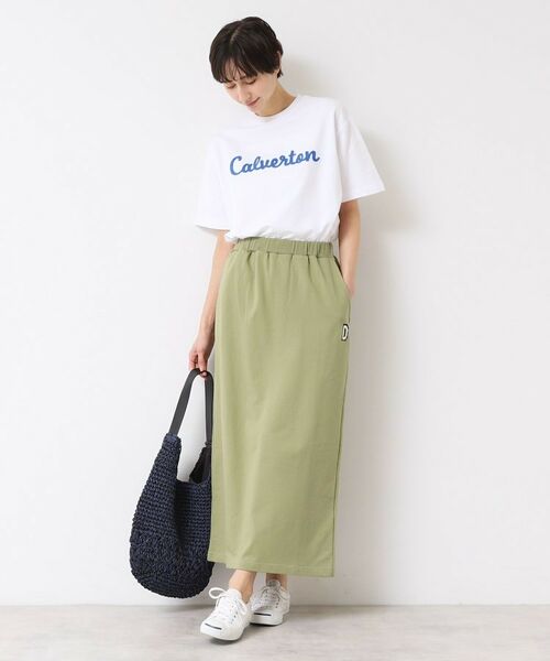 Dessin / デッサン ロング・マキシ丈スカート | 【セットアップ可能・ウエストゴム・洗える】ミニ裏毛タイトスカート | 詳細2