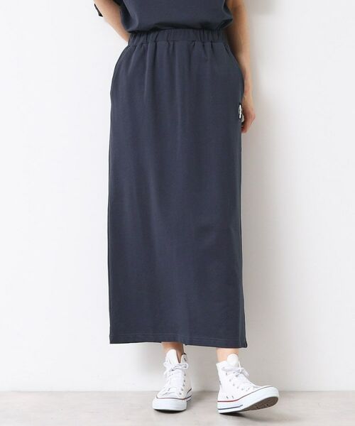 Dessin / デッサン ロング・マキシ丈スカート | 【セットアップ可能・ウエストゴム・洗える】ミニ裏毛タイトスカート | 詳細5