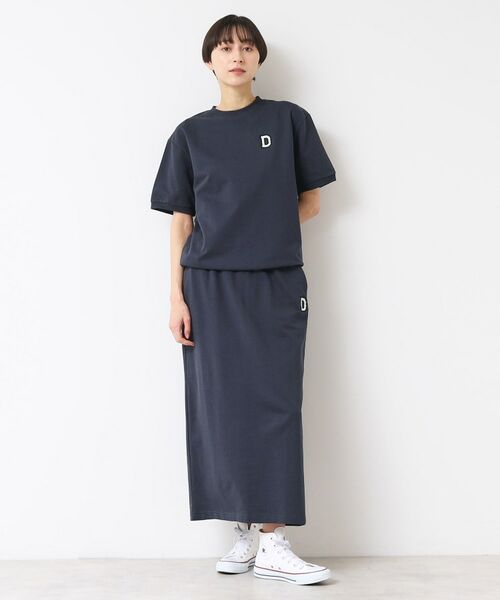 Dessin / デッサン ロング・マキシ丈スカート | 【セットアップ可能・ウエストゴム・洗える】ミニ裏毛タイトスカート | 詳細7