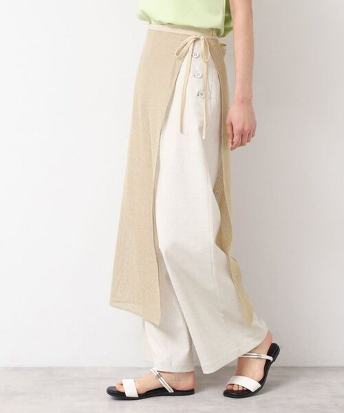 Dessin / デッサン スカート | 【洗える】ラメ入りメッシュ巻きスカート | 詳細5