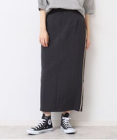 Dessin / デッサン ロング・マキシ丈スカート | 【セットアップ可能・洗える】配色ラインストレートスカート（S～L）