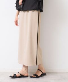 Dessin / デッサン ロング・マキシ丈スカート | 【セットアップ可能・洗える】配色ラインストレートスカート（S～L）
