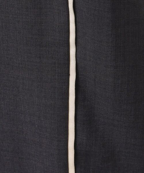 Dessin / デッサン ロング・マキシ丈スカート | 【セットアップ可能・洗える】配色ラインストレートスカート(S~L) | 詳細4